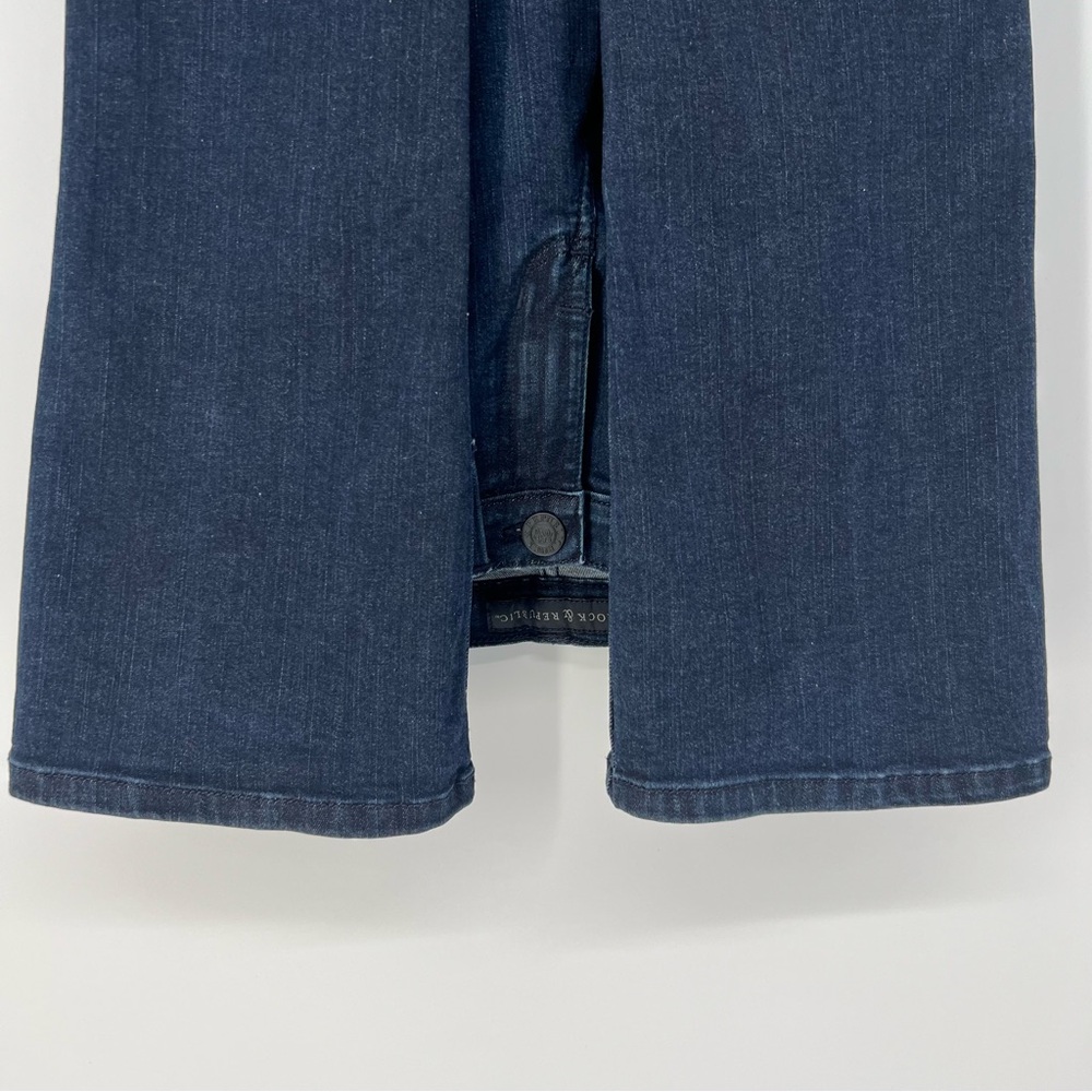 Rock & Republic Women's Size 8 Kasandra Stretch Bootcut Denim Jeans Studded READ - Picture 11 of 14